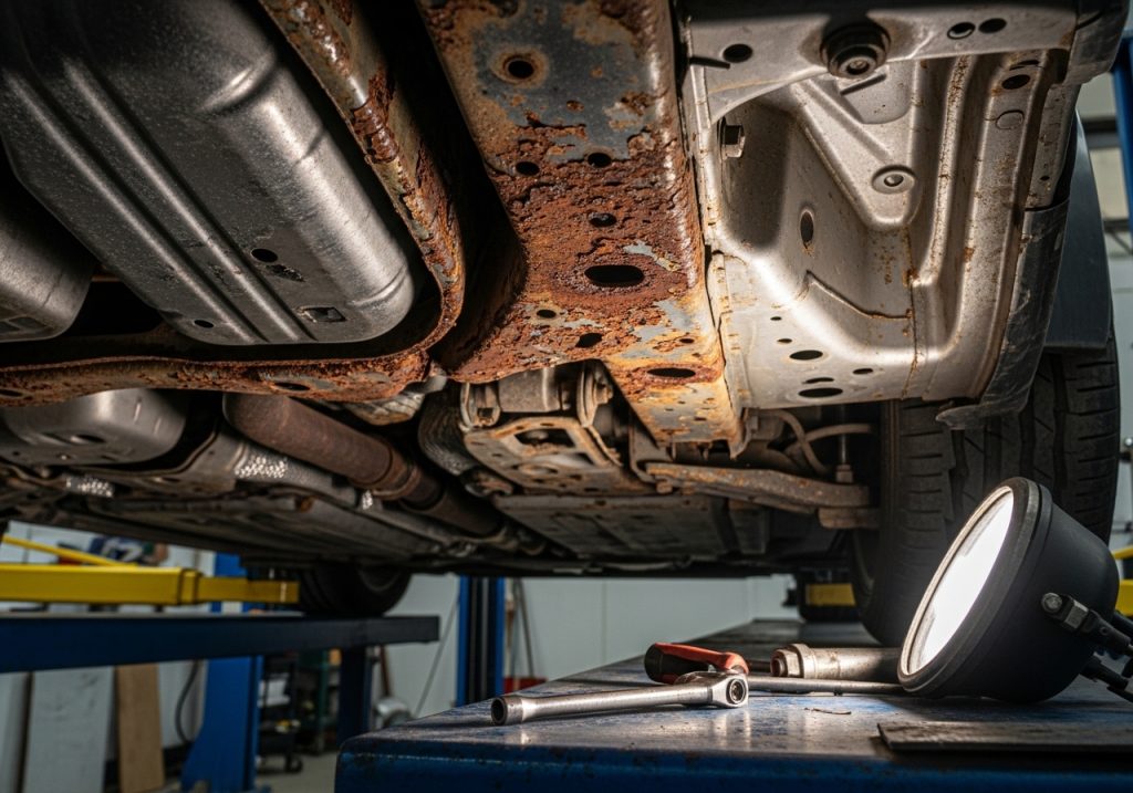 How to Tell If Your Car Underbody Has Rust Damage